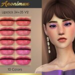 Lipstick 34+35 V2 by Anonimux Simmer at TSR