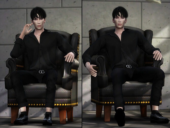 Living Chair Poses by YaniSim at TSR
