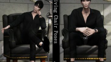 Living Chair Poses by YaniSim at TSR