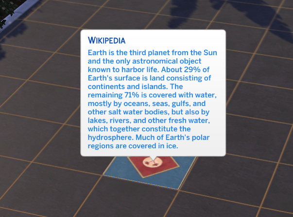 Longer Celebrity Tile Descriptions by lazarusinashes at TSR
