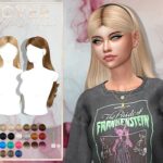 Lover hair & headband by JavaSims at TSR