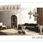 Lovina Living Room Set at Sundays Sims