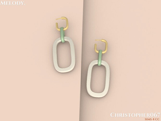 Melody Earrings by Christopher067 at TSR
