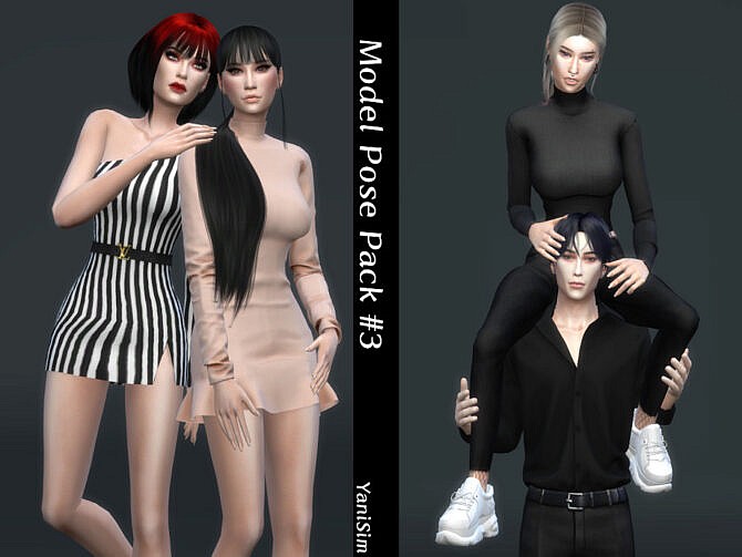 Model Pose Pack #3 by YaniSim at TSR