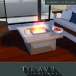 Modern Glass Fire Pit by TyrAVB at TSR