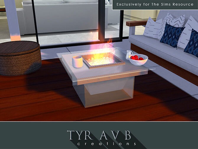 Modern Glass Fire Pit by TyrAVB at TSR