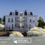 Modern Vampire Mansion by SIMSBYLINEA at TSR