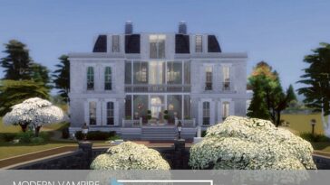 Modern Vampire Mansion by SIMSBYLINEA at TSR