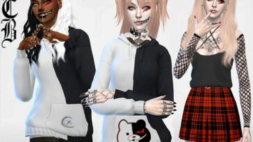 Monokuma Makeup by MaruChanBe at TSR