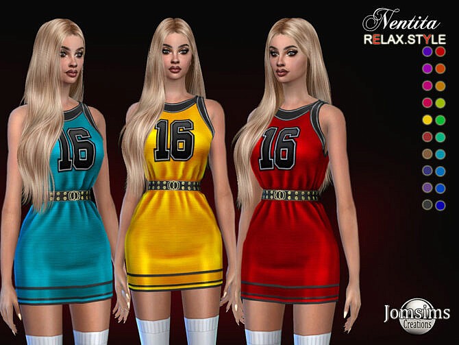 Nentita dress by jomsims at TSR