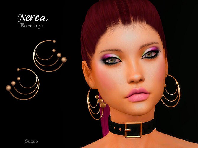 Nerea Earrings by Suzue at TSR