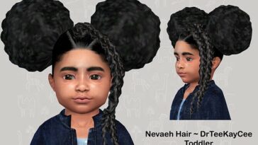 Nevaeh Hair Toddler by drteekaycee at TSR