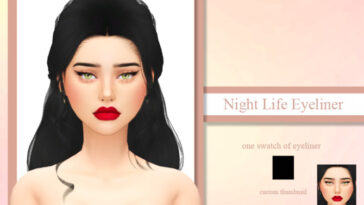 Night Life Eyeliner by LadySimmer94 at TSR