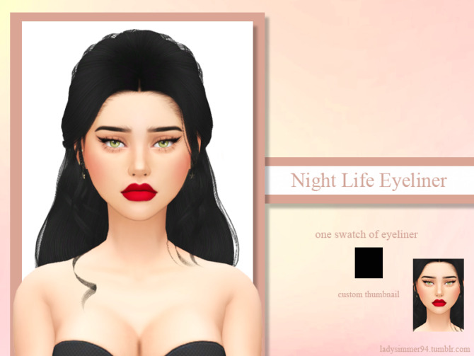 Night Life Eyeliner by LadySimmer94 at TSR