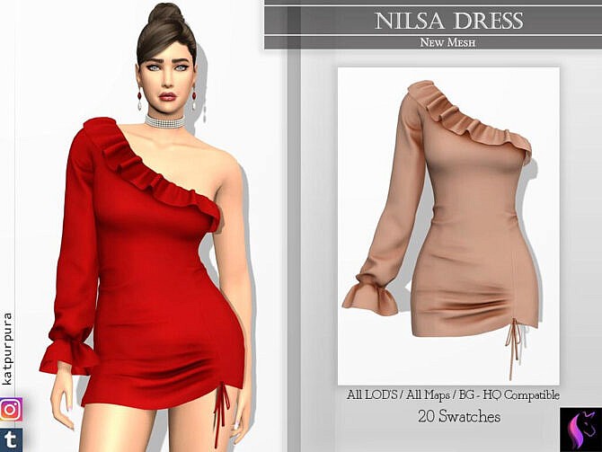 Nilsa Dress by KaTPurpura at TSR