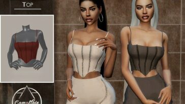 Oh Polly Set (Top) by CAMUFLAJE at TSR