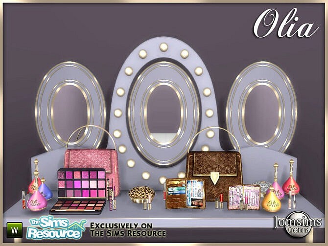 Olia beauty set by jomsims at TSR
