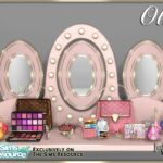 Olia beauty set by jomsims at TSR