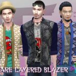 Oshare Layered Blazer v2 by SimmieV at TSR