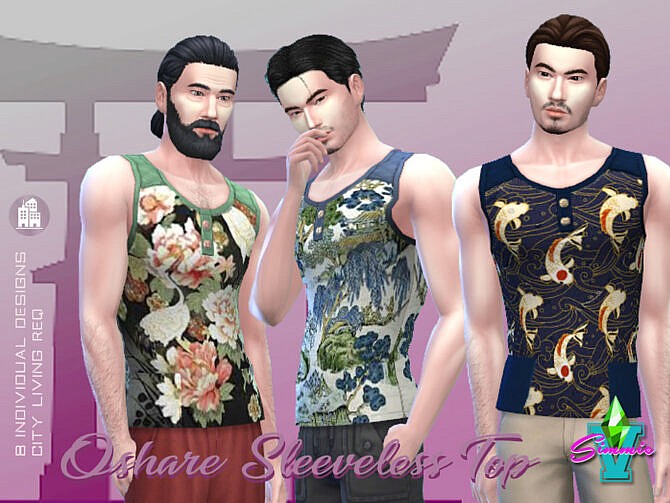 Oshare Sleeveless Top by SimmieV at TSR