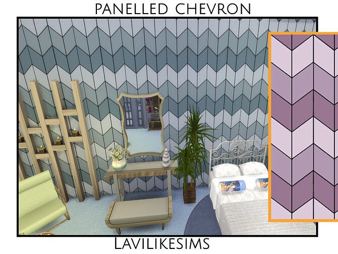 Panelled Chevron by lavilikesims at TSR