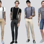 Presley Suspender Tee by McLayneSims at TSR