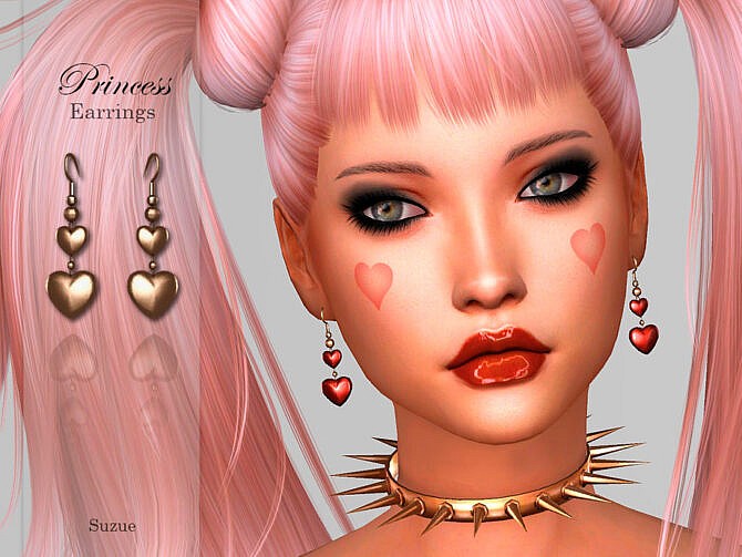 Princess Earrings by Suzue at TSR