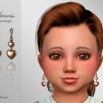 Princess Toddler Earrings by Suzue at TSR