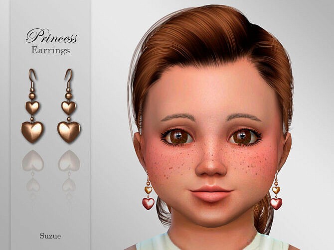 Princess Toddler Earrings by Suzue at TSR