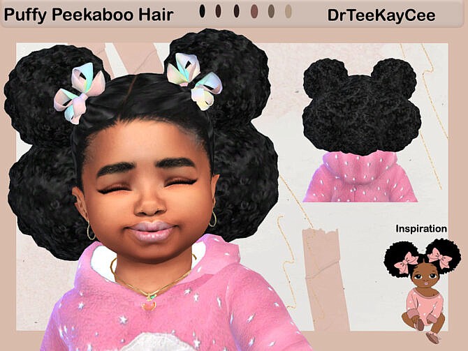 Puffy Peek-A-Boo Hairstyle by drteekaycee at TSR