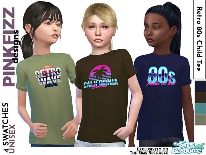 Retro 80s Child Tee by Pinkfizzzzz at TSR