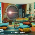 Retro ATOMIC KIDS ROOM by dasie2 at TSR