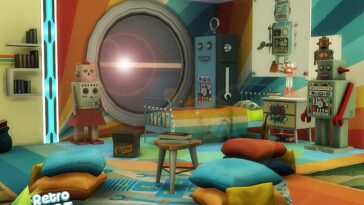 Retro ATOMIC KIDS ROOM by dasie2 at TSR