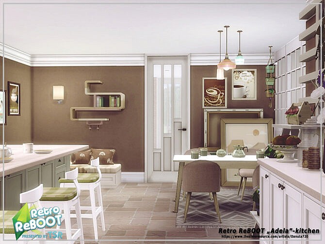 Retro Adela kitchen by Danuta720 at TSR