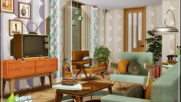 Retro Adela livingroom by Danuta720 at TSR