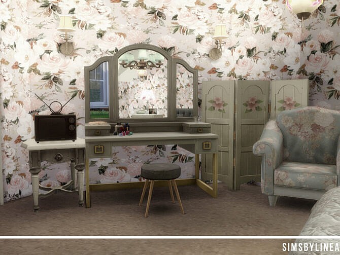 Retro Alma Wheatley’s Bedroom by SIMSBYLINEA at TSR