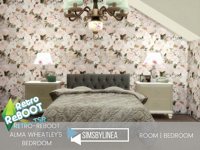 Retro Alma Wheatley’s Bedroom by SIMSBYLINEA at TSR