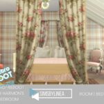 Retro Beth Harmon’s Bedroom by SIMSBYLINEA at TSR