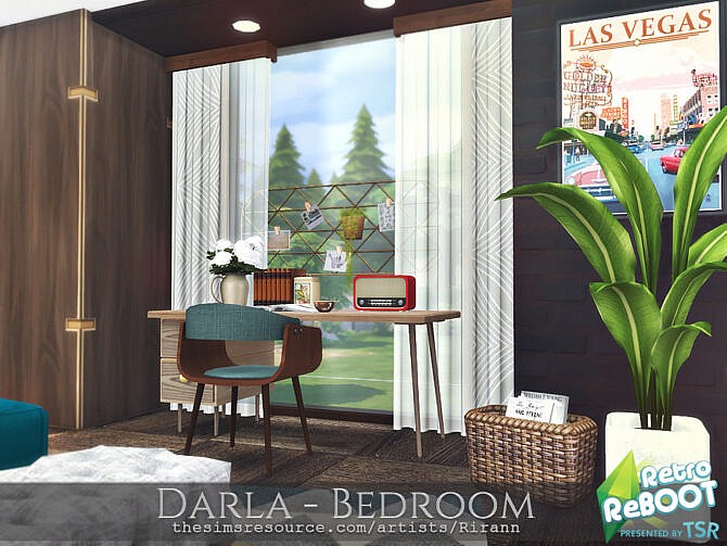 Retro Darla Bedroom by Rirann at TSR