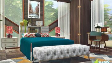 Retro Darla Bedroom by Rirann at TSR