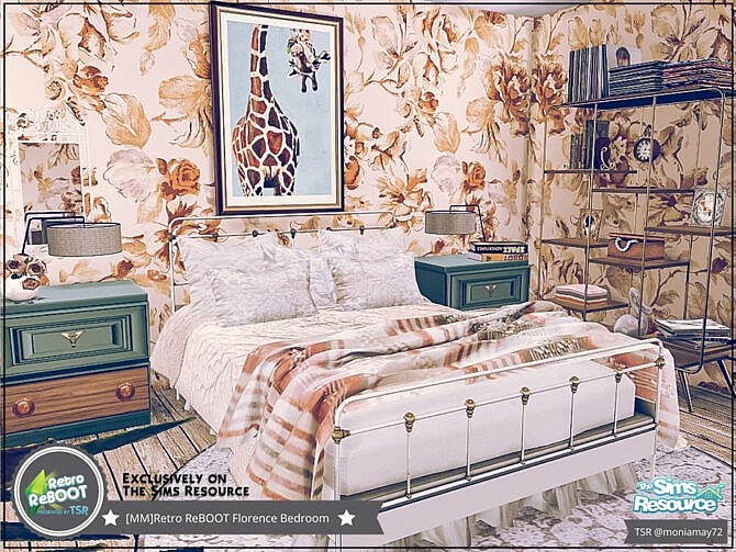 Retro Florence Bedroom by Moniamay72 at TSR