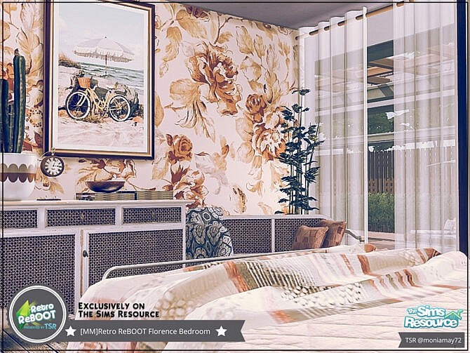 Retro Florence Bedroom by Moniamay72 at TSR