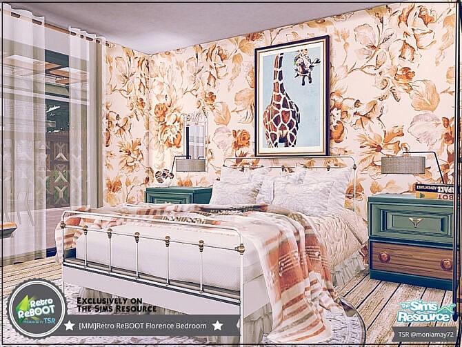 Retro Florence Bedroom by Moniamay72 at TSR