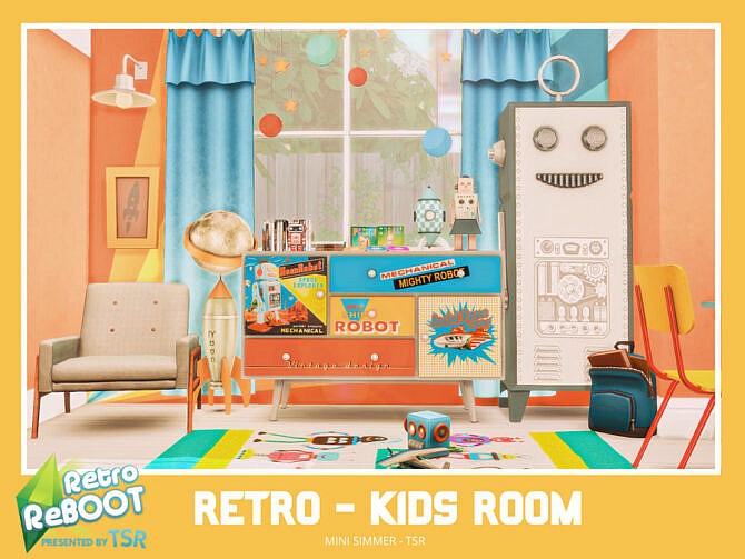 Retro Kids room by Mini Simmer at TSR