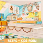 Retro Kids room by Mini Simmer at TSR