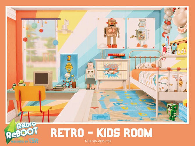 Retro Kids room by Mini Simmer at TSR