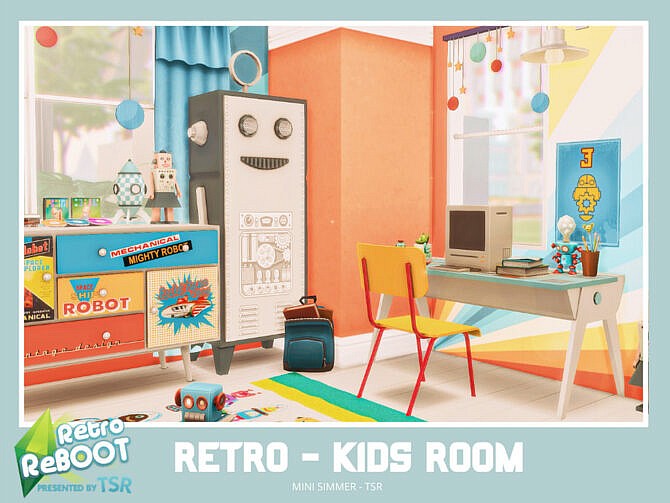 Retro Kids room by Mini Simmer at TSR