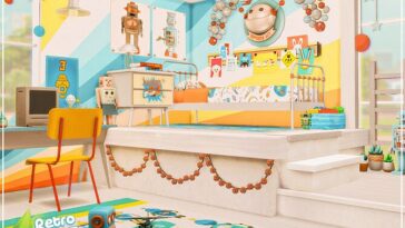 Retro Kids room by Mini Simmer at TSR