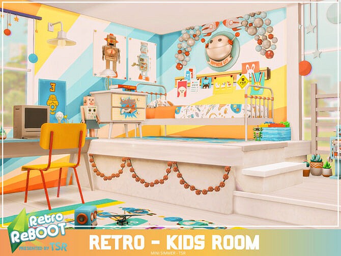 Retro Kids room by Mini Simmer at TSR