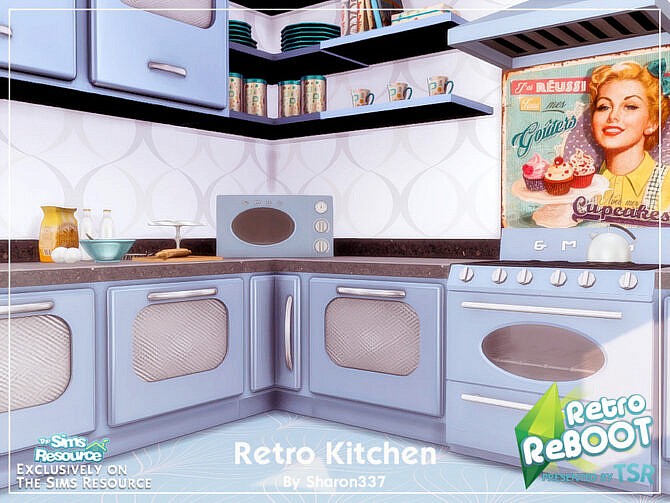 Retro Kitchen by sharon337 at TSR